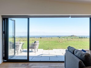 House | Living room | 30-inch TV with digital channels - 2-bed Modern Bungalow - Outstanding Country Views (Harrogate)