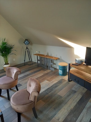 Suite panorámica, baño privado, vistas al jardín (Rêve d'atelier) | Salón