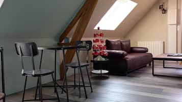 Suite Panorama, ensuite, pemandangan kebun (RĂȘve d'atelier) | Lounge