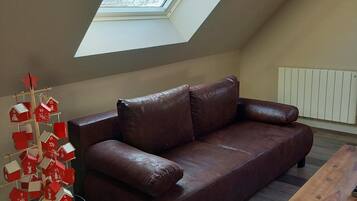 Panorama suite, en-suite badkamer, uitzicht op tuin (Rêve d'atelier) | Lounge