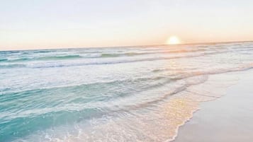 Vlak bij het strand