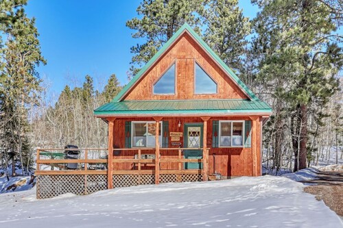 Cozy Black Hills Retreat – Loft, deck, pet-friendly & peaceful mountain views!