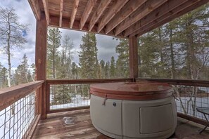 Utendørs boblebad
