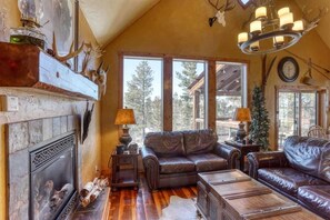 TV connectée, cheminée