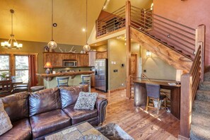 Smart-tv en een open haard