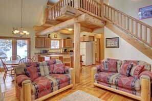 Télévision, cheminée, jeux vidéo