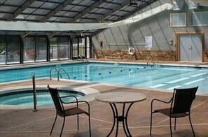 Indoor pool, outdoor pool