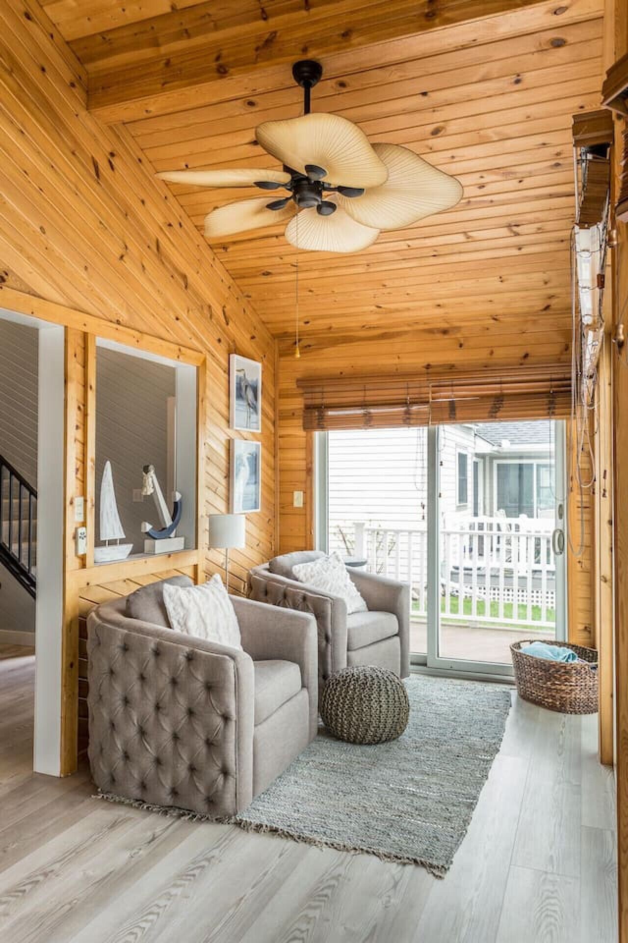 TV connectée, cheminée