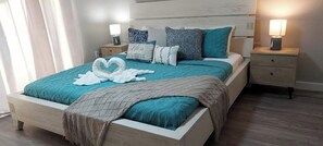 3 soverom, strykejern/-brett, wi-fi (inkludert) og sengetøy