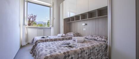 2 dormitorios, cuna de viaje, wifi y ropa de cama