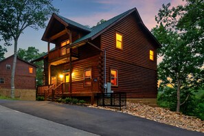Exterior - Classic Log Cabin | Hot Tub, Pool, Games & Dogs OK (Sevierville)