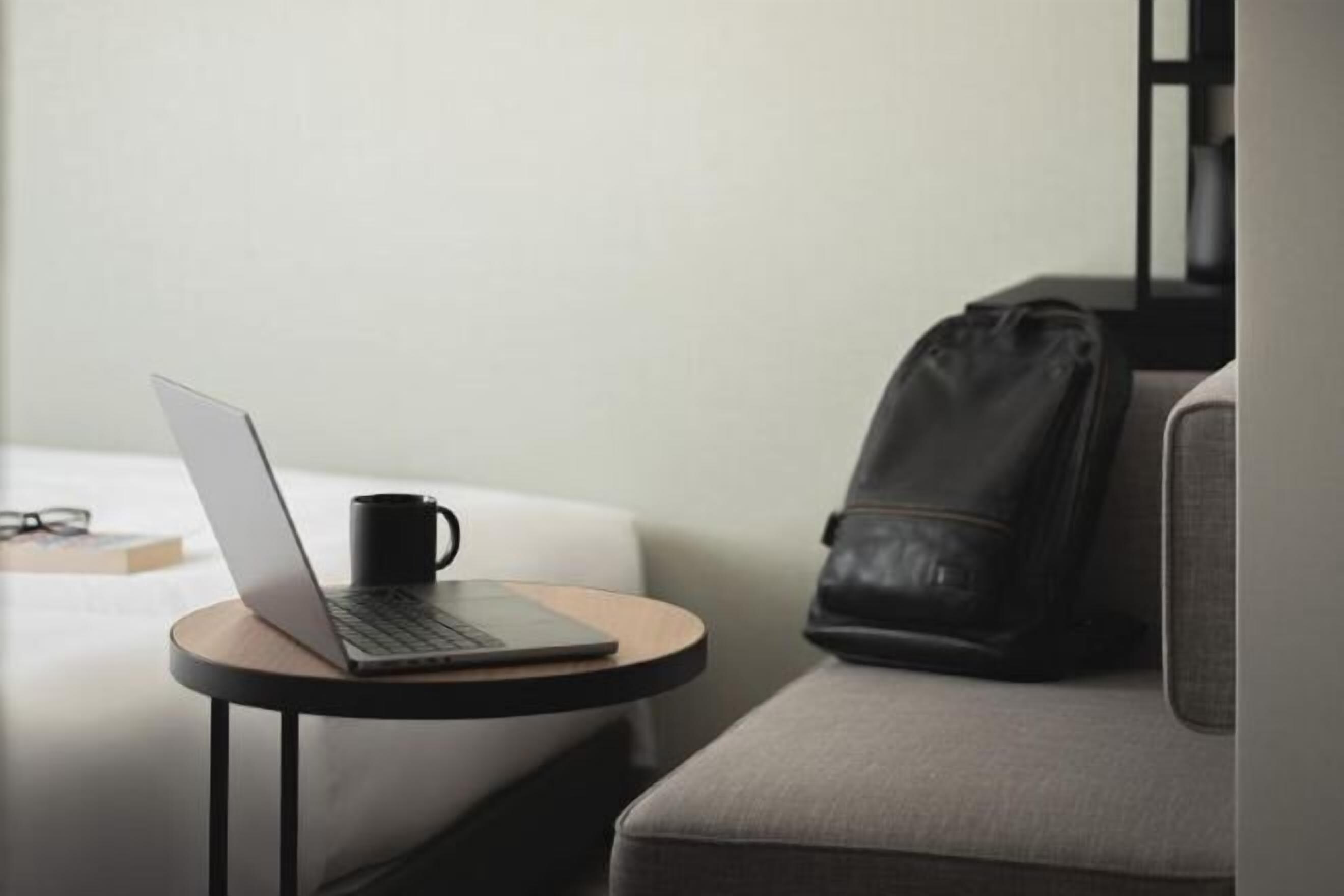 Down comforters, pillowtop beds, in-room safe, desk