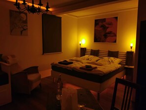 1 bedroom, travel crib, WiFi, bed sheets