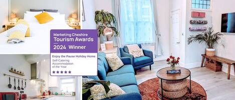 スマートテレビ、書庫、ステレオ