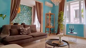 Living area - Newly Refurbished Apartment in the City Center (Sofia)