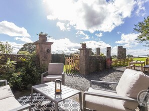 Terrace/patio - Family home with garden, pets allowed, near the coast (Montpinchon)