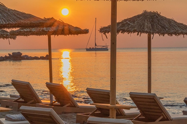 Privatstrand in der Nähe, Cabañas (kostenlos), Liegestühle