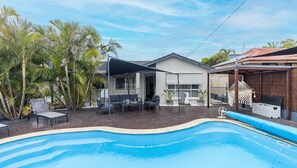 Pool - Ocean Palms, 11 Prentice Place with a private pool (Anna Bay)