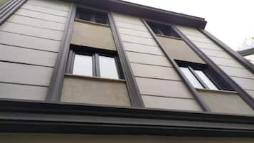 Overnatningsstedets facade