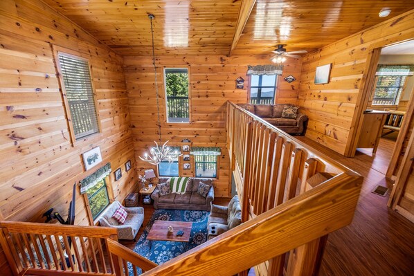 Smart TV, fireplace, video games, DVD player