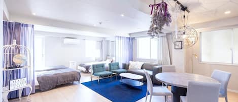 2 chambres, bureau, Wi-Fi gratuit, draps fournis
