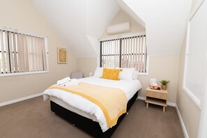 3 bedrooms, iron/ironing board, travel cot, WiFi