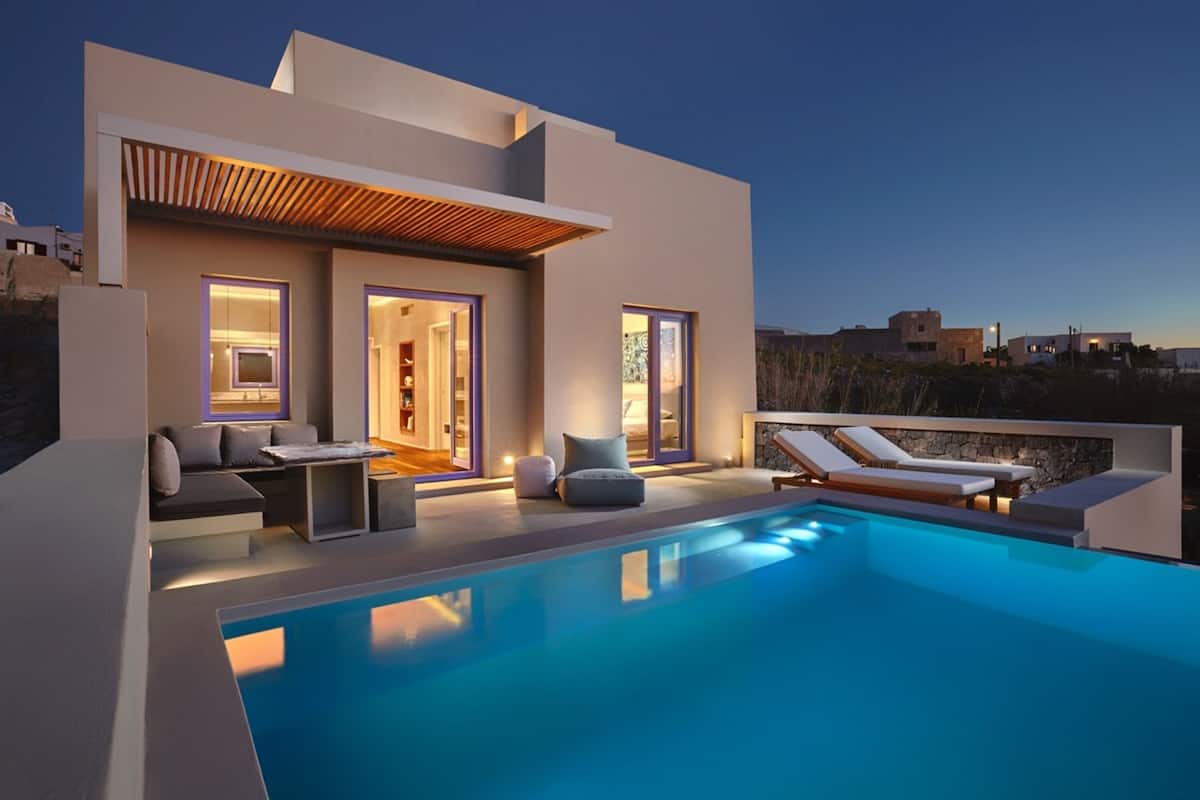 Luxury Villa with Private Pool, Heated Plunge Pool and Sea View | Outdoor pool | Outdoor pool, pool umbrellas, sun loungers