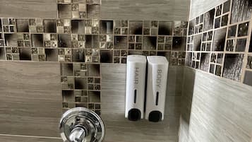 Regadera, regadera con hidromasaje, amenidades de baño gratuitas