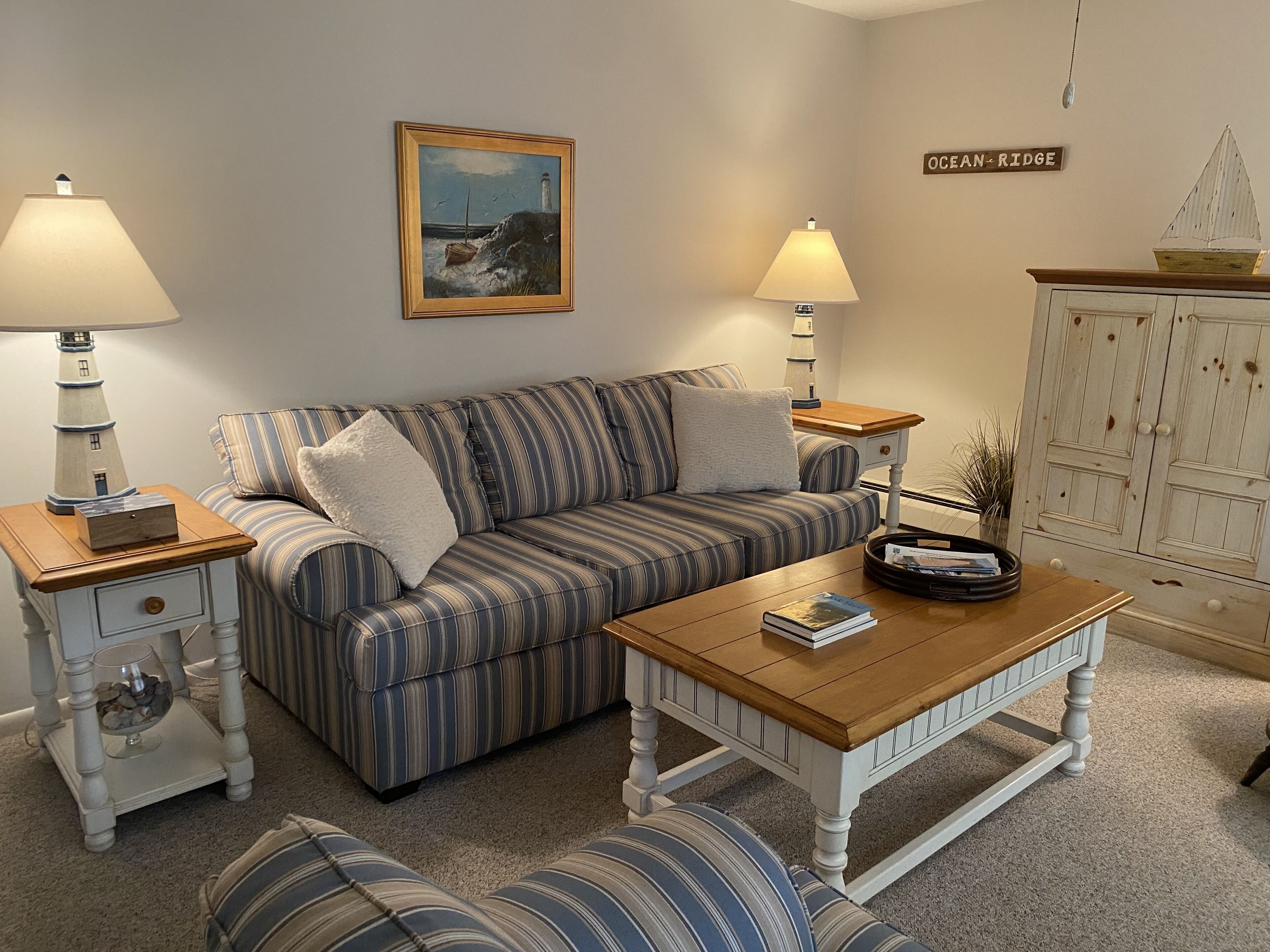 Smart TV, foosball, books, stereo