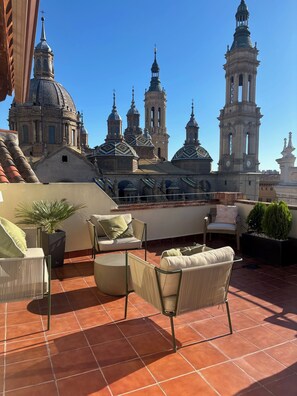 Terrace/patio - Loft-style penthouse, with unbeatable views of the Plaza del Pilar. (Zaragoza)