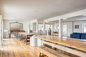Dining - Secluded Catskill Estate • Pool + Hot Tub + Fire Pit | Sleeps 24 | River House (Catskill)