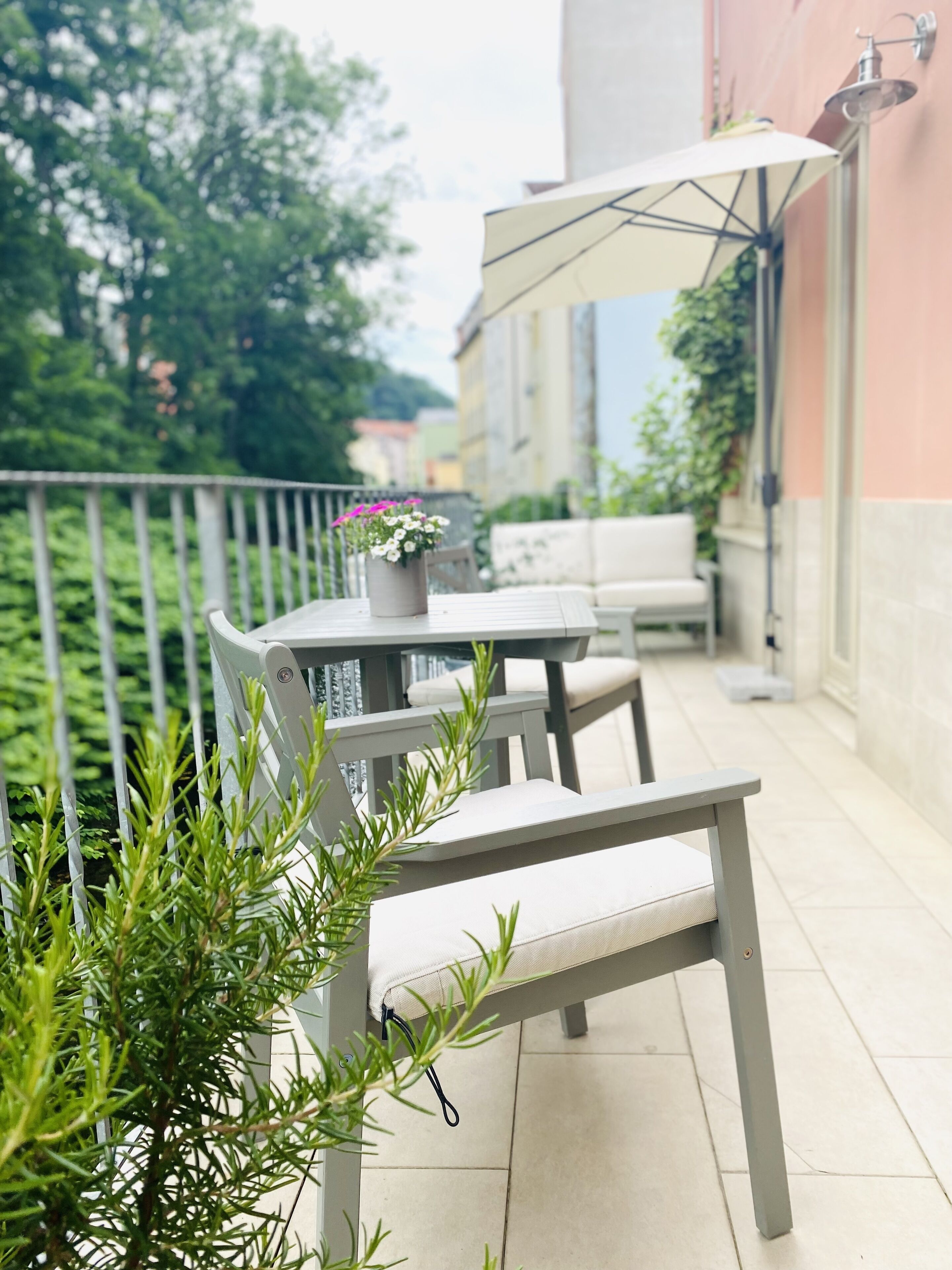 Appartement Standard, salle de bains privée (Apartment) | Vue depuis le balcon