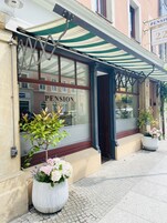 Blick von der Unterkunft