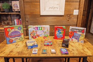 Game room - Farmhouse Cabin Rustic Ridge: Hot Tub & Pets! (Blue Ridge)
