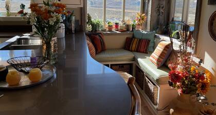 Get away to a gorgeous view with a house!