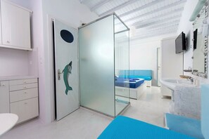 Sun Studio | In-room safe, individually decorated, individually furnished, desk - Melesios Mykonos Town Studios (Mykonos)