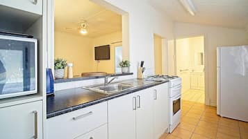 Microwave, oven, dishwasher, toaster
