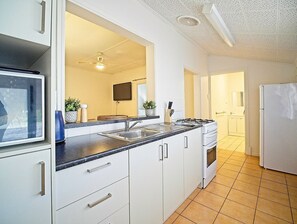 Microwave, oven, dishwasher, toaster