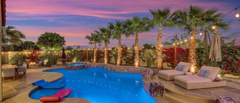 حمّام سباحة مُدفَّأ