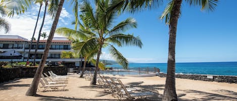 Beach nearby, beach towels