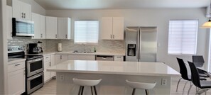 Dining tables, kitchen islands