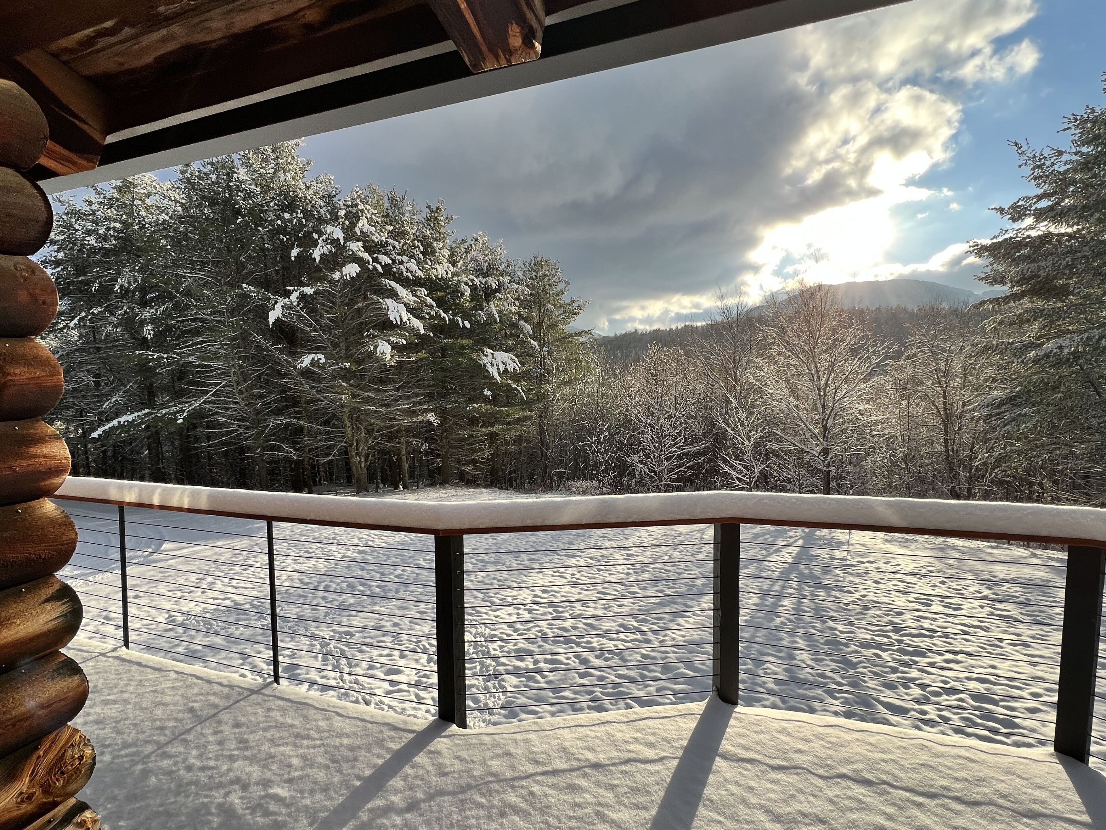 Stunning views in the winter