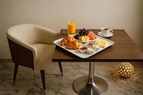 Tägliches inbegriffenes kontinentales Frühstück