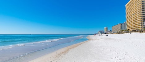 On the beach