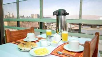 Desayuno inglés incluido todos los días