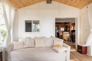 Smart TV, fireplace, video games