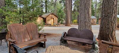 Camping Cabin A at Bigfoot Lodging Lassen