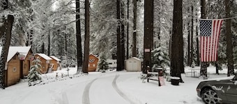 Camping Cabin A at Bigfoot Lodging Lassen