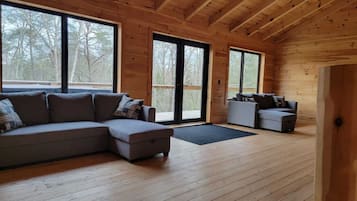 Una Smart TV, una chimenea