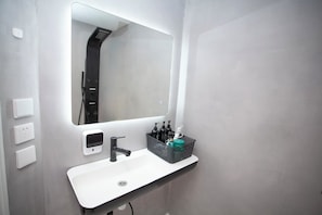 Shower, free toiletries, hair dryer, towels - Design Family Apartment in Leiden Center 6p & baby (Leiden)
